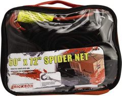 Erickson Manufacturing - Rubber Cargo Net - 72" Wide x 60" Long, Black, For Use with Pick Ups - Exact Tool & Supply
