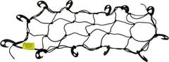 Erickson Manufacturing - Rubber Cargo Net - 30" Wide x 15" Long, Black, For Use with ATV's - Exact Tool & Supply