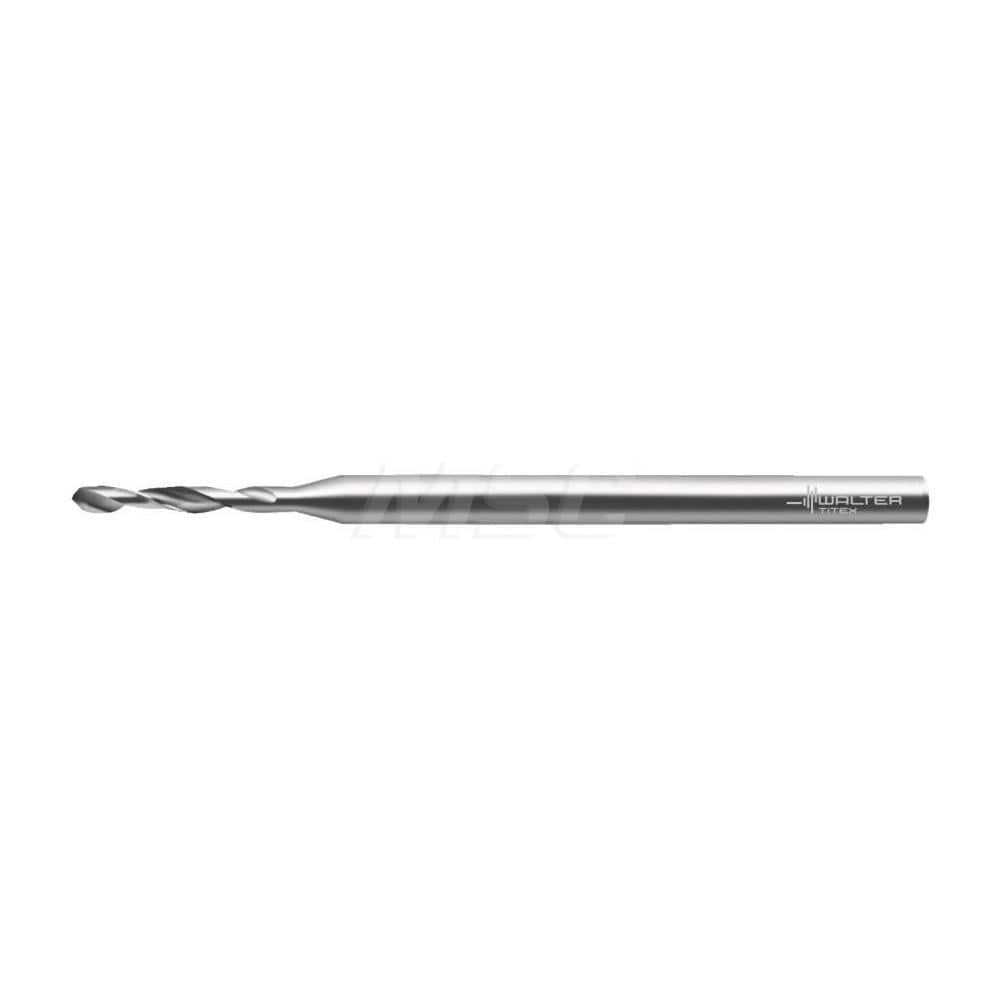 Micro Drill Bit: 0.0453″ Dia, 118 °, Solid Carbide Bright/Uncoated, RH Cut, Straight-Cylindrical Shank, Series DB130 Advance