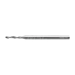 Micro Drill Bit: 0.0094″ Dia, 118 °, Solid Carbide Bright/Uncoated, RH Cut, Straight-Cylindrical Shank, Series DB130 Advance