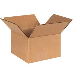 Made in USA - Pack of (25), 6" Wide x 6" Long x 4" High Moving Boxes - Exact Tool & Supply