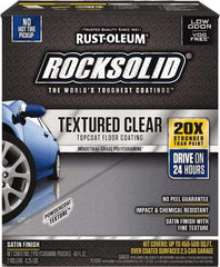 Rust-Oleum - 120 oz Satin Textured Topcoat - Low Odor & Chemical Resistant - Exact Tool & Supply