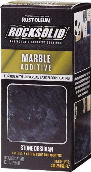 Rust-Oleum - 10 oz Stone Obsidian Color System Additive - Low Odor & Chemical Resistant - Exact Tool & Supply