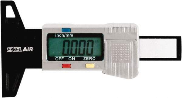 Milton - Tire Tread Depth Gauge - For Any Tire - Exact Tool & Supply