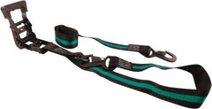 Erickson Manufacturing - 8' Long x 1-1/2" Wide, 3,000 Lb Basket Capacity, Polyester & Steel Web Sling - Exact Tool & Supply