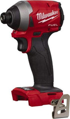 Milwaukee Tool - 18 Volt, 1/4" Drive, 167 Ft/Lb Torque, Cordless Impact Driver - 3600 RPM, Lithium-Ion, Bare Tool - Exact Tool & Supply