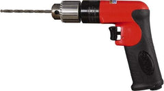 Sioux Tools - 1/4" Keyed Chuck - Pistol Grip Handle, 23,000 RPM, 12 LPS, 0.5 hp, 90 psi - Exact Tool & Supply