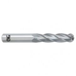 12mm Dia. - 102mm OAL - Bright CBD - Ball End SE EM - 4 FL - Exact Tool & Supply