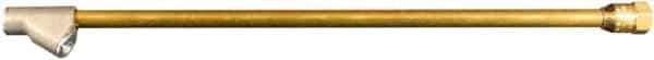 Milton - 150 Max psi Closed Check Brass Air Chuck - Straight Chuck, 1/4 FNPT - Exact Tool & Supply