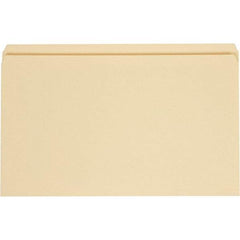UNIVERSAL - 9-5/8 x 14-3/4", Legal, Manila, File Folders with Top Tab - 11 Point Stock, Straight Tab Cut Location - Exact Tool & Supply