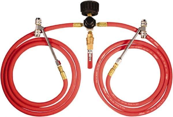 Milton - 160 Max psi Closed Check Aluminum/EPDM Inflator Gauge - Double Lock On Chuck, 1/4 FNPT, 10 to 160 psi Pressure Range - Exact Tool & Supply