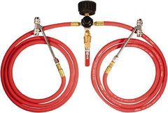 Milton - 160 Max psi Closed Check Aluminum/EPDM Inflator Gauge - Double Lock On Chuck, 1/4 FNPT, 10 to 160 psi Pressure Range - Exact Tool & Supply