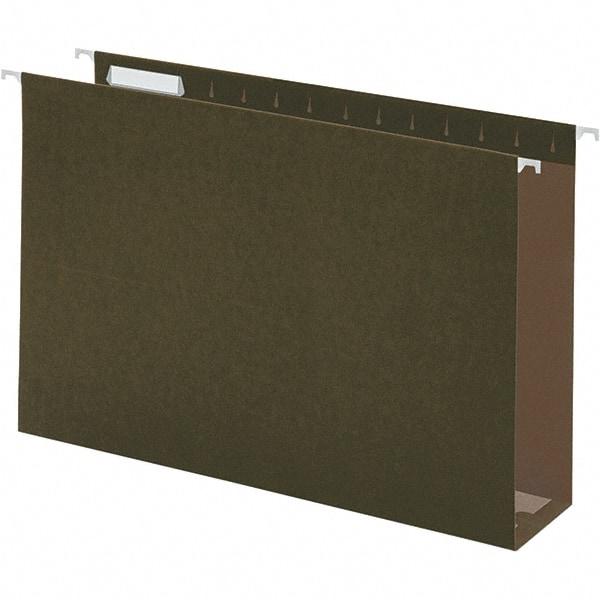 UNIVERSAL - 9-5/8 x 14-3/4", Legal, Standard Green, Hanging File Folder - 11 Point Stock, 1/3 Tab Cut Location - Exact Tool & Supply