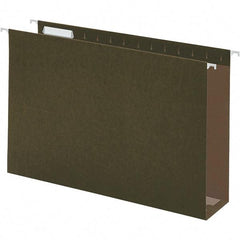 UNIVERSAL - 9-5/8 x 14-3/4", Legal, Standard Green, Hanging File Folder - 11 Point Stock, 1/3 Tab Cut Location - Exact Tool & Supply