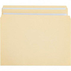 UNIVERSAL - 9-5/8 x 11-3/4", Letter Size, Manila, File Folders with Top Tab - 11 Point Stock, Straight Tab Cut Location - Exact Tool & Supply