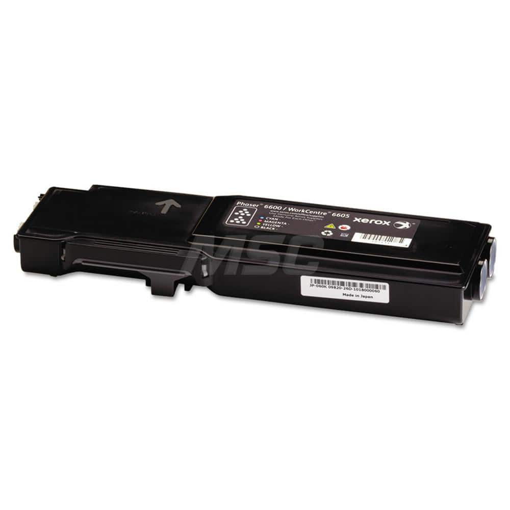Xerox - Office Machine Supplies & Accessories; Office Machine/Equipment Accessory Type: Toner Cartridge ; For Use With: Phaser 6600; WorkCentre 6605 ; Color: Black - Exact Tool & Supply
