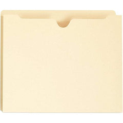 Universal One - 9-5/8 x 11-3/4", Letter Size, Manila, File Jacket - 11 Point Stock - Exact Tool & Supply