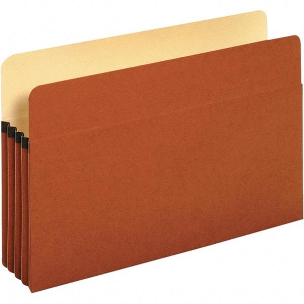 UNIVERSAL - 9-5/8 x 14-3/4", Legal, Redrope, Expansion Folders - Straight Tab Cut Location - Exact Tool & Supply