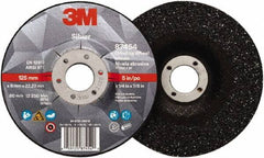 3M - Depressed-Center Wheels Wheel Diameter (Inch): 5 Wheel Thickness (Decimal Inch): 0.2500 - Exact Tool & Supply