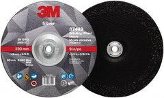 3M - Depressed-Center Wheels Wheel Diameter (Inch): 9 Wheel Thickness (Decimal Inch): 0.2500 - Exact Tool & Supply