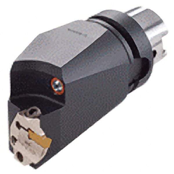 Iscar - 130mm Head Length, Modular Grooving Blade Holder Head - Left Hand Cut, System Size HSK A63WH, Through Coolant - Exact Tool & Supply
