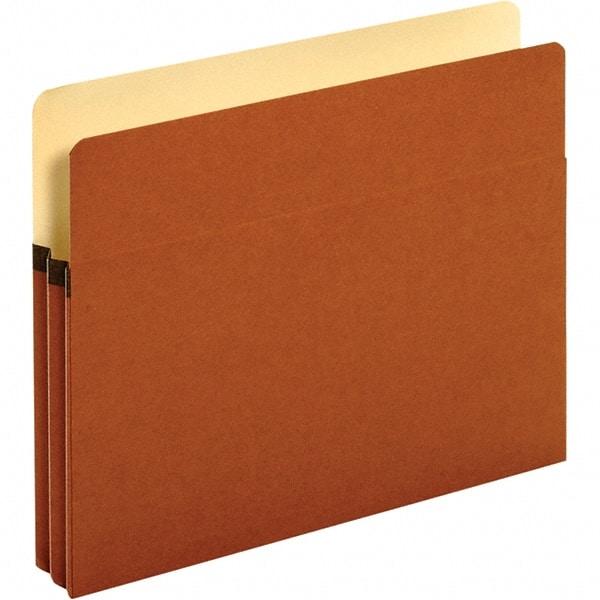 UNIVERSAL - 9-5/8 x 14-3/4", Letter Size, Redrope, Expansion Folders - Straight Tab Cut Location - Exact Tool & Supply