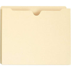 Universal One - 8-1/2 x 11", Letter Size, Manila, File Jacket - 11 Point Stock - Exact Tool & Supply