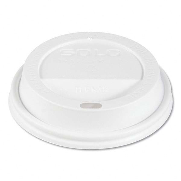 DART - Traveler Cappuccino Style Dome Lid, Fits 10 oz Cups, White, 100/Pack, 10 Packs/Carton - Exact Tool & Supply