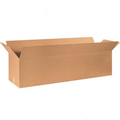 Made in USA - Pack of (10), 12" Wide x 48" Long x 12" High Corrugated Shipping Boxes - Exact Tool & Supply