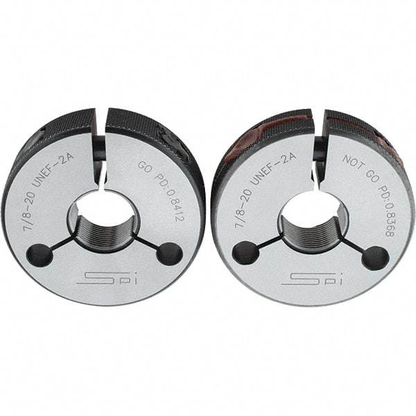 SPI - Ring Thread Go/No Gages Go/No Go: Go; No Go Thread Size: 7/8-20 - Exact Tool & Supply
