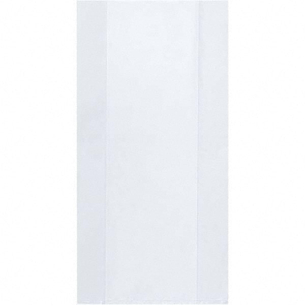 Value Collection - Pack of (1,000), 8 x 18", 2 mil Gusseted Poly Bags - Exact Tool & Supply