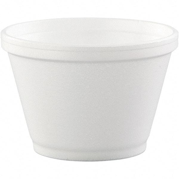 DART - 6 oz Foam Container - White - Exact Tool & Supply