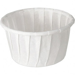 Solo - 1-1/4 oz Paper Portion Cups - White - Exact Tool & Supply