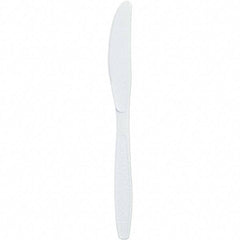 Solo - Extra Heavyweight Plastic Knives - White - Exact Tool & Supply