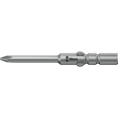 Wera - 4mm Drive, #00 Microstix Screwdriver Bit - 1-9/16" OAL - Exact Tool & Supply