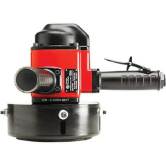 Chicago Pneumatic - 6" Wheel Diam, 6,000 RPM, Pneumatic Angle & Disc Grinder - 5/8-11 Spindle, 95 CFM, Side Exhaust - Exact Tool & Supply