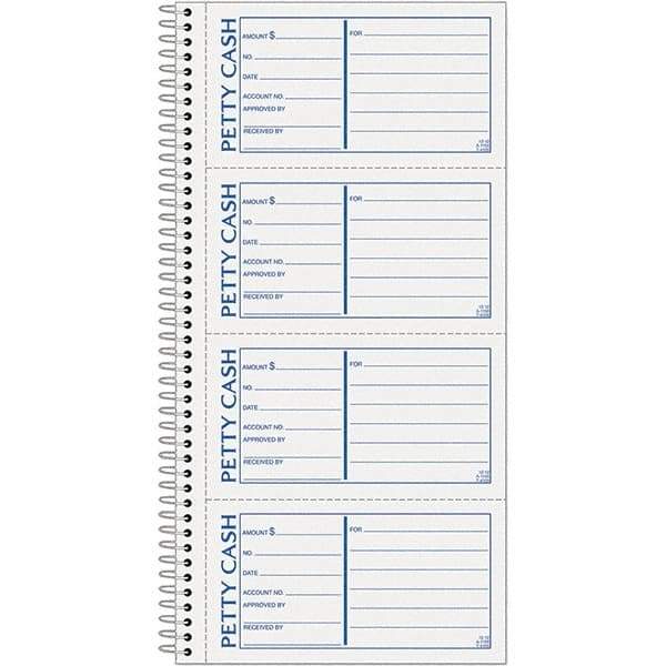 TOPS - 200 Sheet, 5-1/2 x 11", Receipt Book - Pink & White - Exact Tool & Supply