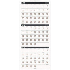 AT-A-GLANCE - 8 Sheet, 12 x 27", Wall Calendar - Exact Tool & Supply