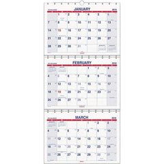 AT-A-GLANCE - 8 Sheet, 12 x 16-1/2", Wall Calendar - Exact Tool & Supply