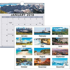 AT-A-GLANCE - 12 Sheet, 12 x 12", Wall Calendar - Exact Tool & Supply