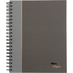 TOPS - 96 Sheet, 10-1/2 x 8", Legal/Wide (Style) Business Notebook - Black & Gray - Exact Tool & Supply