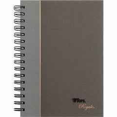 TOPS - 96 Sheet, 5-1/4 x 8 1/4", Legal/Wide (Style) Business Notebook - Black & Gray - Exact Tool & Supply