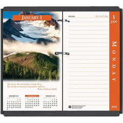 House of Doolittle - 365 Sheet, 3-1/2 x 6", Desk Calendar Refill - Nature - Exact Tool & Supply