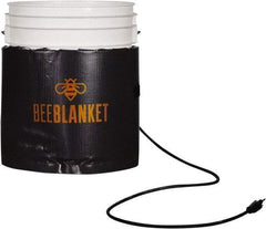Powerblanket - 1" Long x 11" Wide, Flat, Plastic/Aluminum, Pail Heater - 240 VAC, Flat Back - Exact Tool & Supply