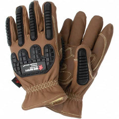 MCR Safety - Arc Flash & Flame Protection Gloves Protection Type: Arc Flash Material Type: Leather or Synthetic Leather - Exact Tool & Supply