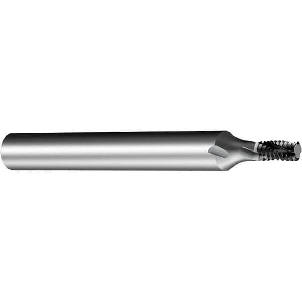 Sandvik Coromant - 0.2953" Cutting Diam, 4 Flute, Solid Carbide Helical Flute Thread Mill - Internal Thread, 15mm LOC, 8mm Shank Diam - Exact Tool & Supply