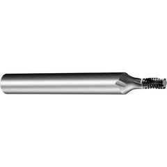 Sandvik Coromant - 0.2953" Cutting Diam, 4 Flute, Solid Carbide Helical Flute Thread Mill - Internal Thread, 15mm LOC, 8mm Shank Diam - Exact Tool & Supply