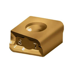 Walter - LNHU080304 F57T Grade WKP35G Carbide Milling Insert - TiAlN/TiN Finish, 3.5mm Thick, 0.4mm Corner Radius - Exact Tool & Supply