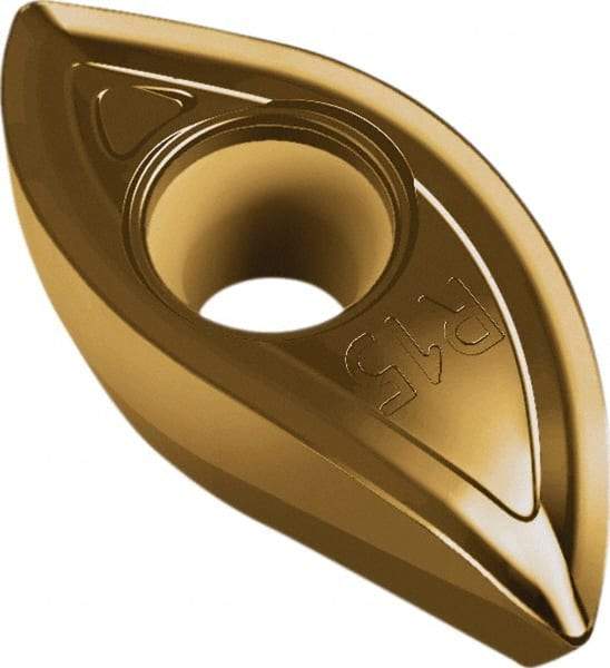 Walter - XDMT16T3100 F55 Grade WKP35G Carbide Milling Insert - TiAlN/TiN Finish, 3.74mm Thick, 0.5mm Corner Radius - Exact Tool & Supply