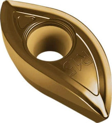 Walter - XDMT16T3100 F55 Grade WKP35G Carbide Milling Insert - TiAlN/TiN Finish, 3.74mm Thick, 0.5mm Corner Radius - Exact Tool & Supply